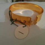Brass cuff bracelet  no.1